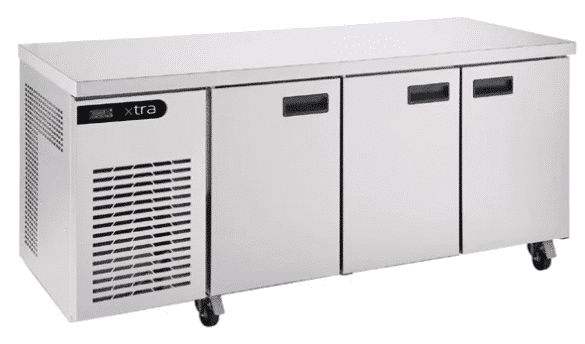 3 Door Counter Fridge
