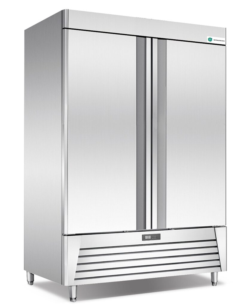 Commercial Upright Double Door Freezer