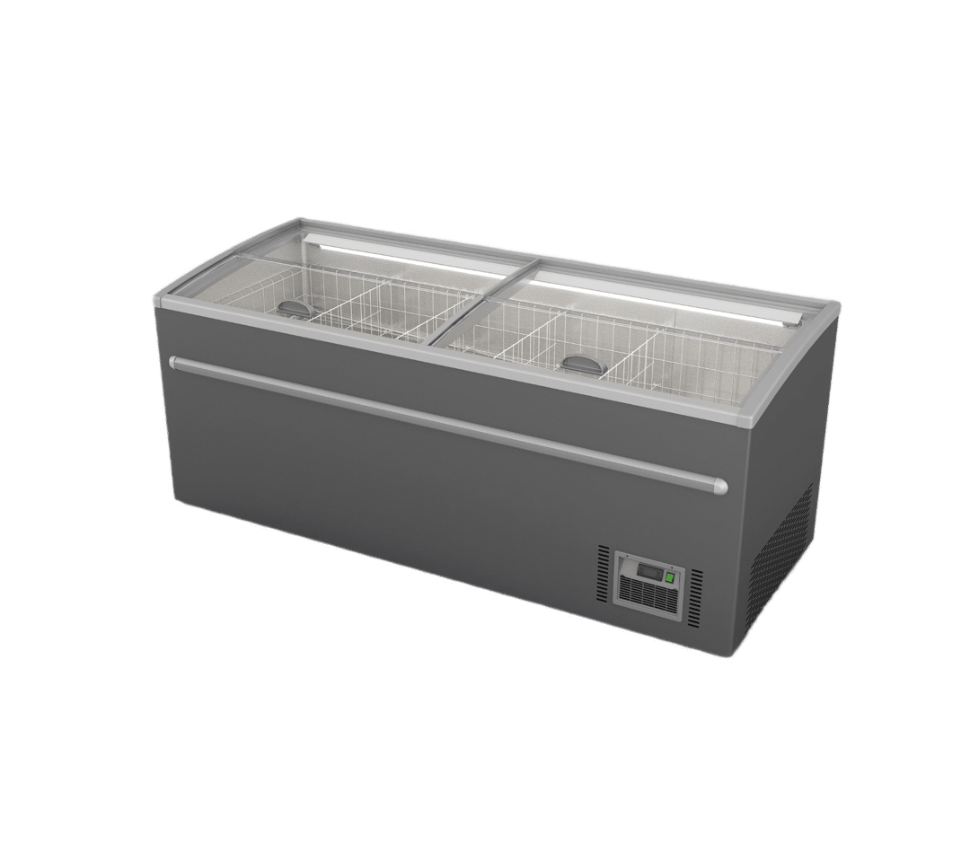 Island display freezer