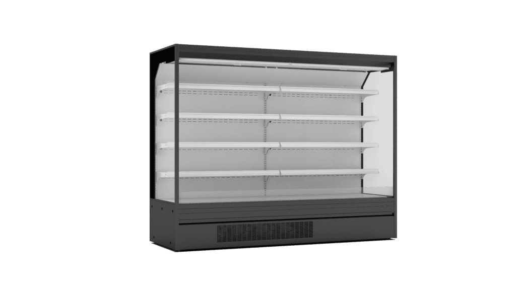 Open integral multideck chiller